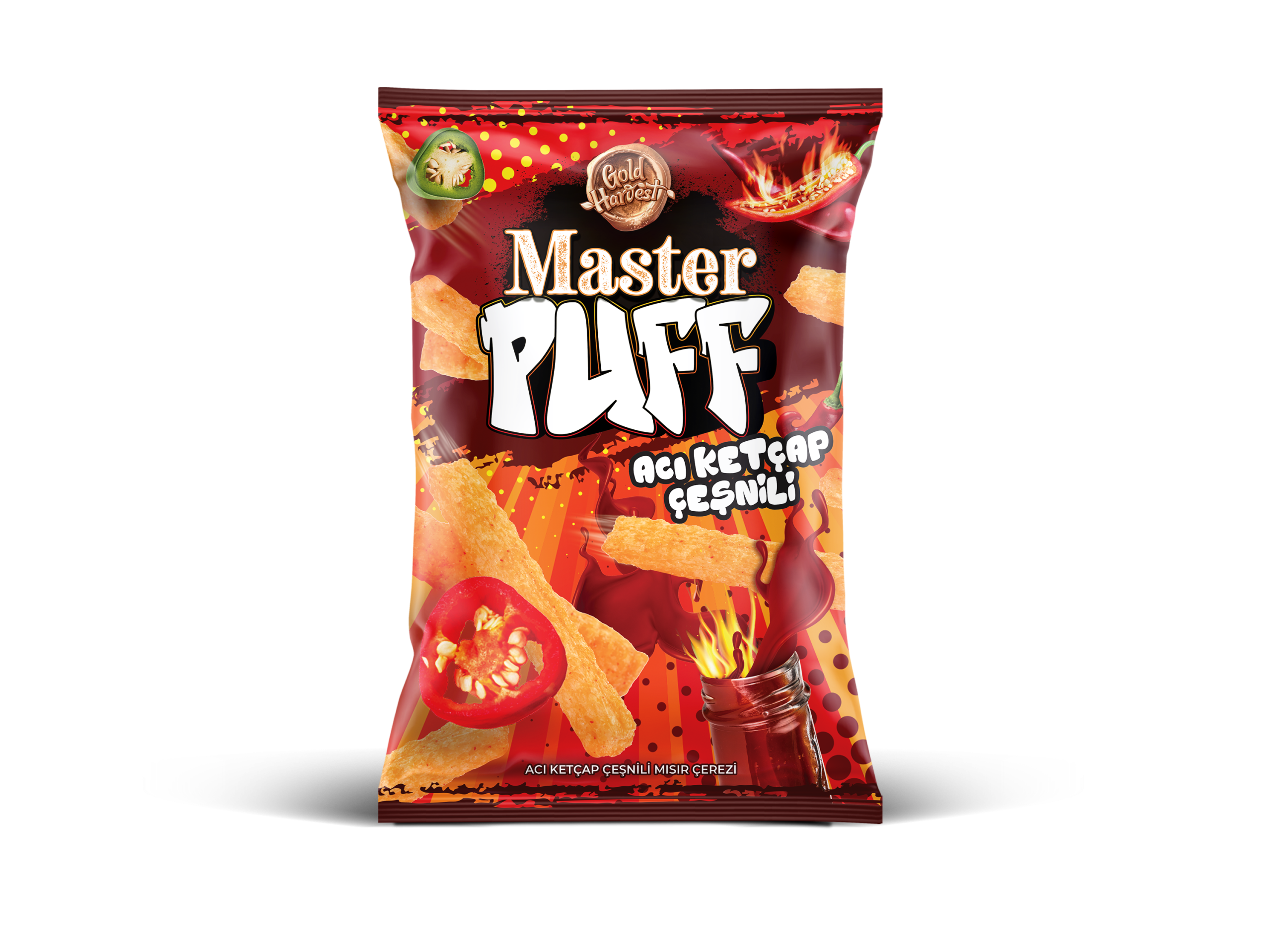 Master Puff Acı Ketçap Çeşnili